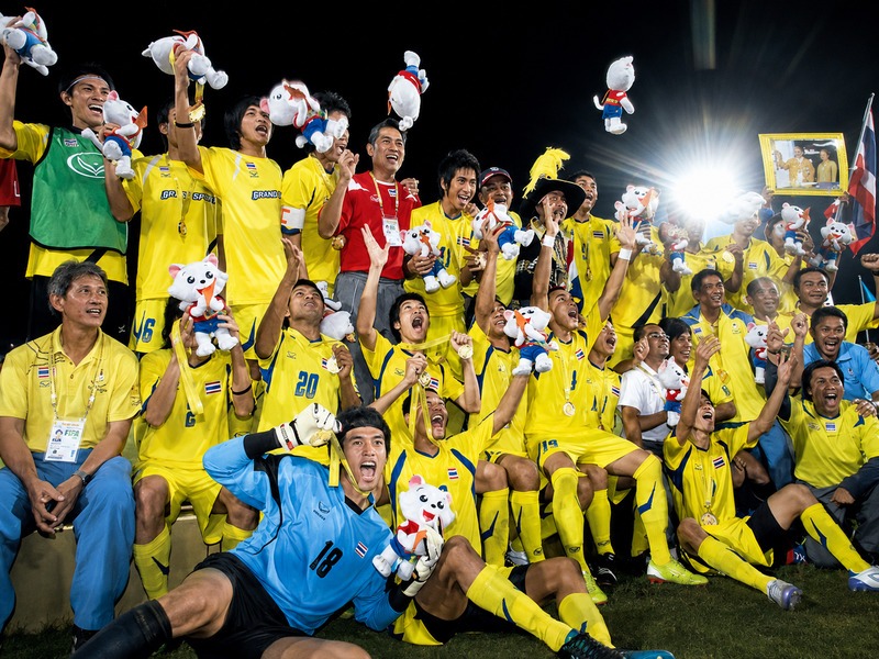 Thái Lan là đội tuyển giàu thành tích nhất ở nội dung bóng đá nam SEA Games với nhiều lần bước lên bục cao nhất.