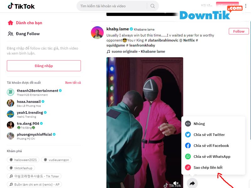 TikTok download online