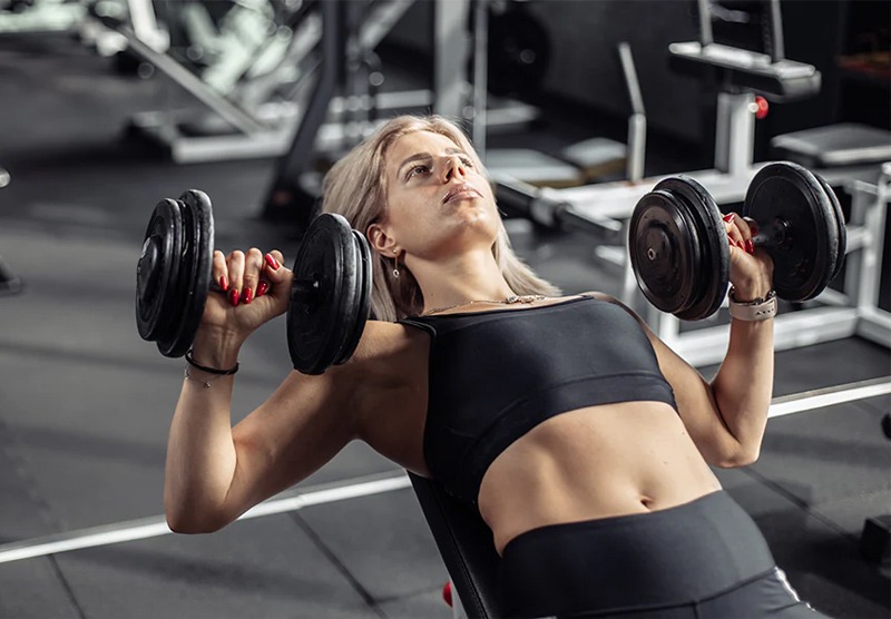 Bài tập Bench Press giúp phát triển đồng bộ các nhóm cơ ngực, vai và tay sau cho người mới.